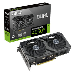 Asus DUAL GeForce RTX4060Ti EVO OC Edition 8 GB Videokaart